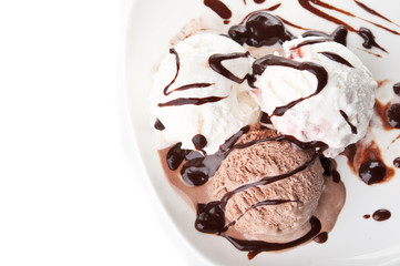 Fototapeta premium chocolate ice cream