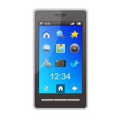 スマートフォン（ブラック）