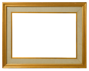 Old gilt wood frame.