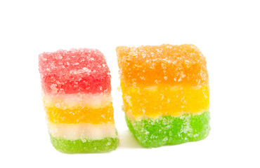 jelly candies isolated