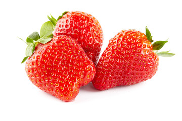 Ripe strawberries