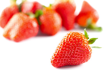 Ripe strawberries