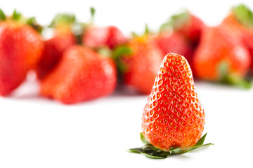 Ripe strawberries