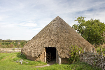 Fototapeta na wymiar Hut Iron Age