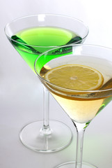 Glasses and lime