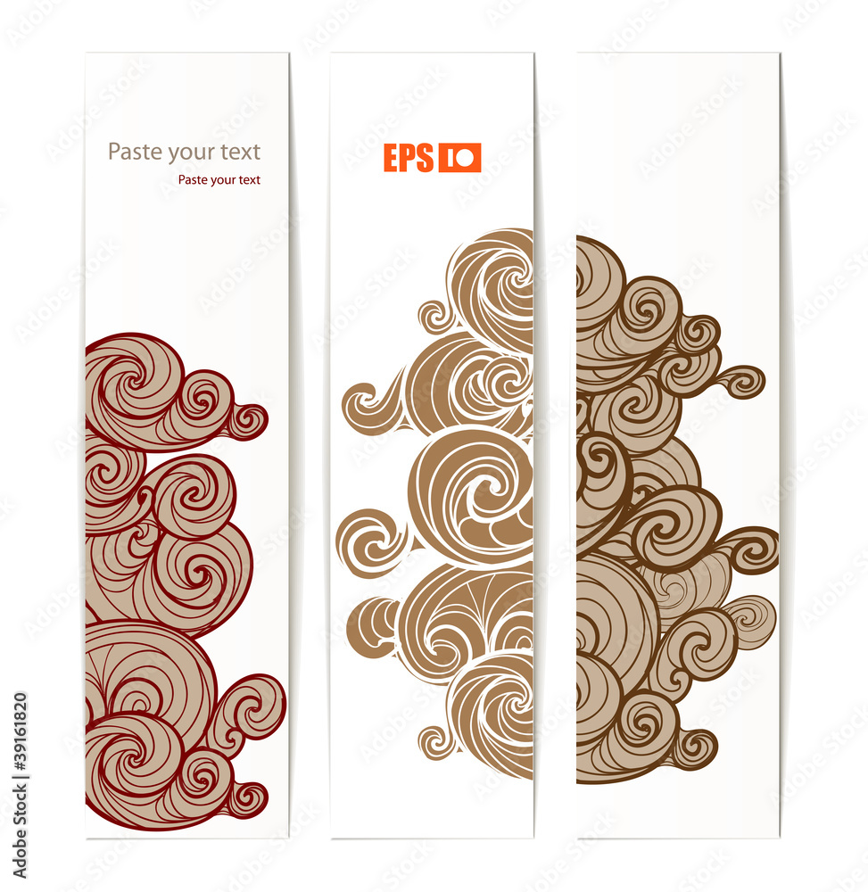 Poster vector banners. ready for your text