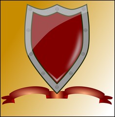 Logo shield - obrazy, fototapety, plakaty