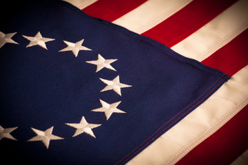 Betsy Ross - 13 star American Flag