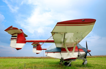 Retro airplane