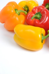 Fresh colorful bell peppers