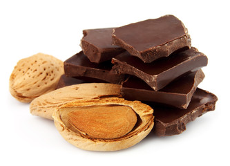 chocolate with almonds