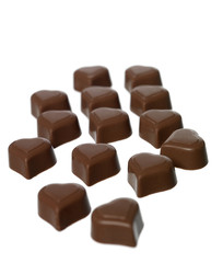 Heart shaped chocolate