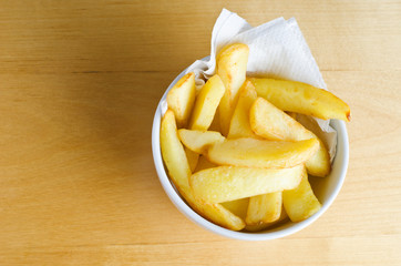 Bowl of Chips from Above