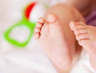 feet of a baby