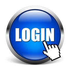 LOGIN - blue icon