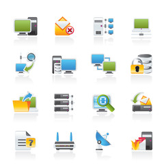 Computer Network and internet icons