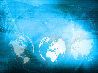 Obraz premium Europe map technology