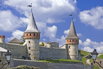 Beautiful medieval castle in Ukraine