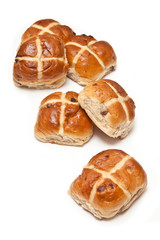 Hot cross buns.