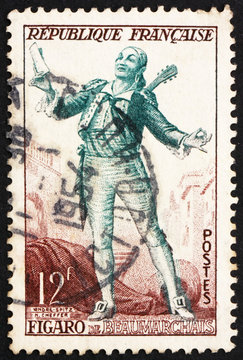 Postage Stamp France 1953 Figaro, From The Barber Of Seville