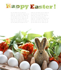 Easter Bunny in the Egg Box