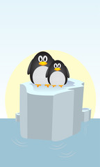 Two penguins