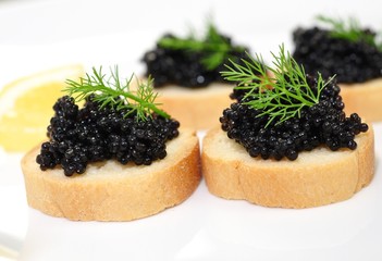 Toast, Kaviar