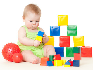 Baby with toys