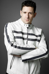 Handsome happy man wearing casual cloths.