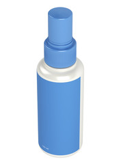 Blue bottle spray