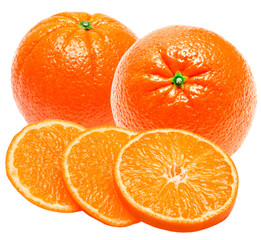 orange isolated on white background