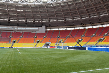 Naklejka premium Футбольный стадион