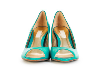 Female shoes in fashion concept