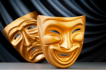 Masks with the theatre concept