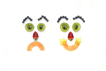 Faces fruits