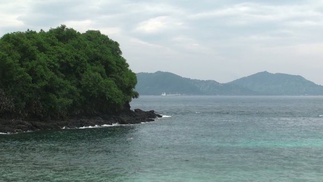 In a beautiful bay Bali, Indonesia