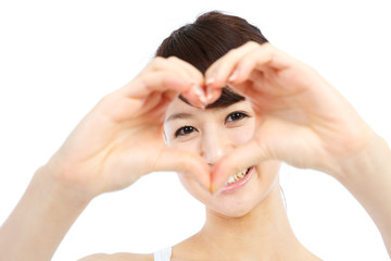 Fototapeta premium Beautiful young woman