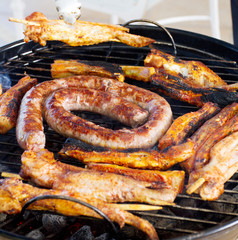 south african style barbeque - braai
