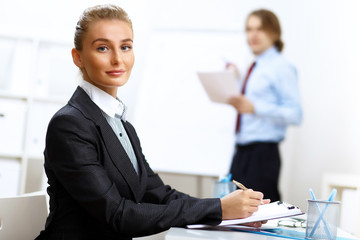 Portrait of a business woman in office