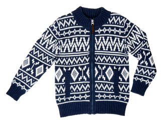 a winter sweater with a pattern