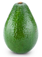 Avocado isolated on white