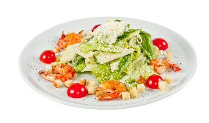 Caesar Salad with shrimps