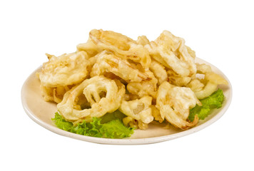 golden deep fried onion rings