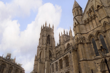 Fototapeta na wymiar York Minster in Yorkshire England