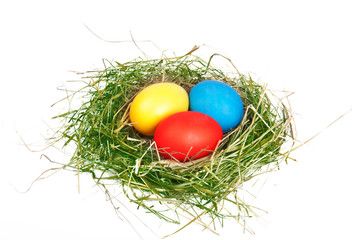 easter eggs in nestle