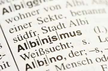 Albinismus