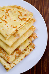 Russian blini (pancakes)