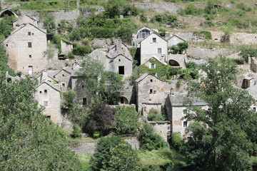 Fototapeta na wymiar Village de Hauterive,Lozère