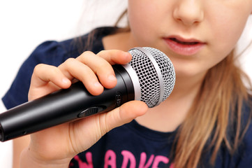 Singing girl.