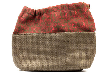 Bag with braided bottom